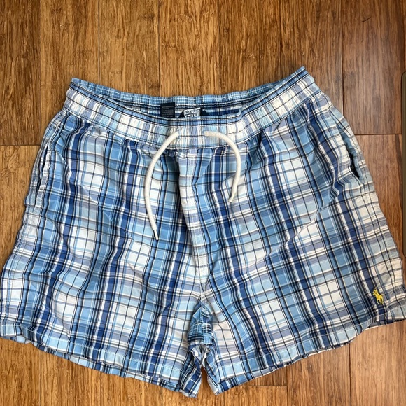 Polo Ralph Lauren Other - Men’s Polo Ralph Lauren stripe swim trunks size large blue